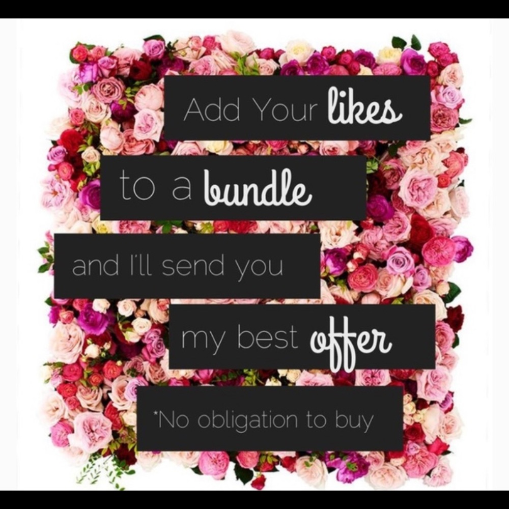 Bundle your likes for a special treat NWT
